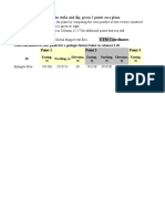 Strike Dip Spreadsheet