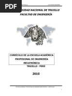 Curriculum Mecatronica - 2010