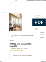 (TUTORIAL) Contoh Kasus Analisis Faktor Dengan SPSS - Statistik Ceria
