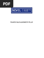 Waste Management Plan