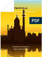 Proposal Kegiatan Maulid Nabi Muhammad SAW