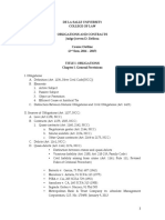 Obligations and Contracts Outline 2017 PDF