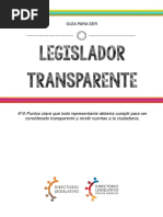 Guía Legislador Transparente