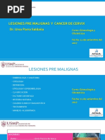 25.lesiones Pre-Malignas de Cérvix