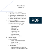 Romans 12 Outline