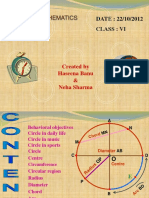 Maths PPT Circles