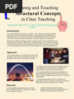 Structural Concepts: Seeing and Touching in Class Teaching