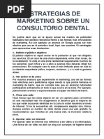 Estrategias de Marketing en Odontologia