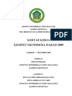 Kertas Kerja Derma Darah PBSM