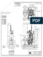 Plan View: D02-144928 Outline Dimensions 0 5 X 4 X 12Ssc Pump W/ Clarke Ju4H Tier 1 Engines Drip Rim Base (Optional)