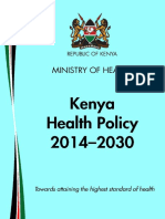 Kenya Health Policy 2014 2030