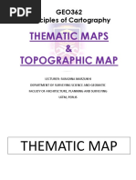 Topographic Map and Thematic Map