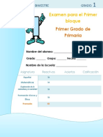 Examen Primer Grado Bloque 1 MD