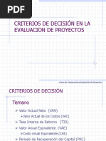 Valor Actual Neto y Valor Actual de Costos PDF