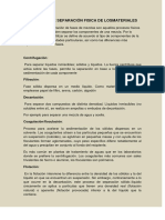 Procesos de Separación Fisica de Los Materiales