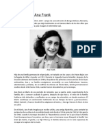 Biografía de Ana Frank