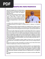 Biografía Del Papa Francisco