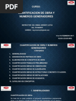 Curso Cuantificacion y Generadores de Obra