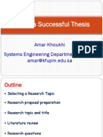 Tips For Successful Thesis