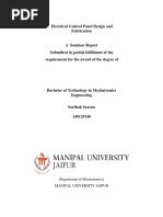 Electrical Control Panel Design and Fabrication