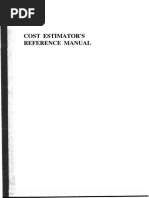 Cost Estimator's Reference Manual