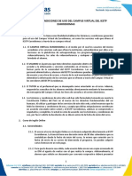 Términos y Condiciones de Uso Del Campus Virtual PDF