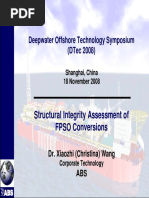 Structural Integrity Assessment of Offshore Conversions - ISE and TSA