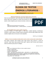 Antologia de Textos de Distintos Generos Literarios PDF