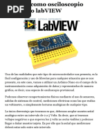 Arduino Como Osciloscopio Utilizando LabVIEW - GameloggerGamelogger