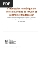 Étude de Faisabilité Imprimerie Numérique - Version Courte - Nov. 2017