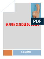 Examen Clinique Du Coude - PR Lahrach