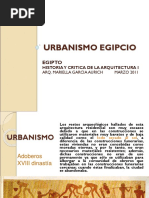 Clase Egipto - Urbanismo