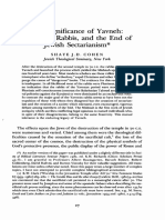 The Significance of Yavneh PDF