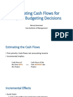 Estimating Cash Flows