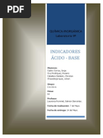 Informe 9 de Laboratorio de Química Inorgánica