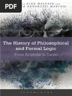 2017 The History of Philosophical and Formal Logic From Aristotle To Tarski