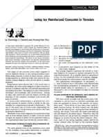 Stress-Strain Relationship For Reinforced Concrete in Tension