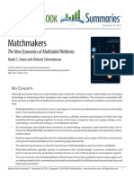 Matchmakers: The New Economics of Multisided Platforms