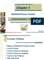 Statistical Process Control: Operations Management - 5 Edition