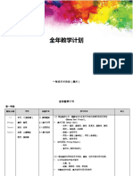 艺术教育 RPT 一年级