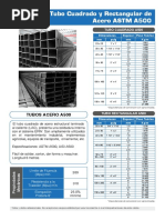 Tubos Cuadrados y Rectangulares A500 PDF