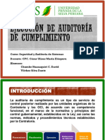 Ejecución de Auditoría de Cumplimiento