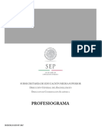 Profesiograma Actualizado 2017