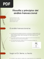 Filosofía y Principios Del Análisis Transaccional