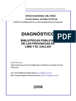 Diagnostico de Bibliotecas en El Perú