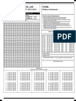 Contoh LJK US UAS UN PDF