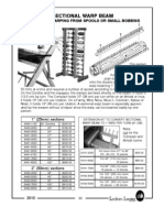 Sectional Warp Beam: For Direct Warping From Spools or Small Bobbins