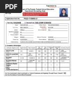 PSED-1130805-21: Government of The Punjab, Punjab School Education Department (Screening Test)