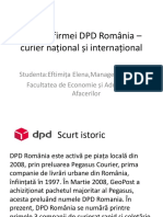 Auditul Firmei DPD România - Curier Național - Zip