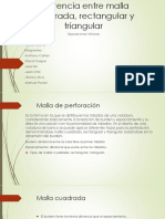 Diferencia Entre Malla Cuadrada, Rectangular y Triangular